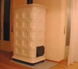 Click here for stoves with maiolica or ceramic tile