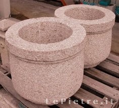 Vasi rotondi granito