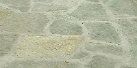 Pavimento a spacco in lastrame a mosaico luserna misto