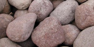 Ciotoli naturali in granito rosso