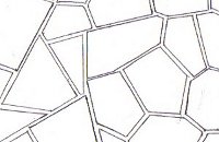 Esempio posa di lastrame a mosaico in porfido o altre beole