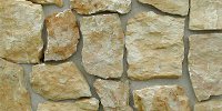 Rivestimento muro in pietra gialla rustico con forma irregolare