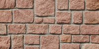 Rivestimento parete in pietra a spacco rosa